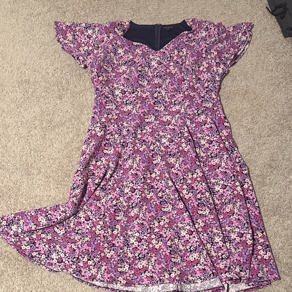 Floral Purple Dress